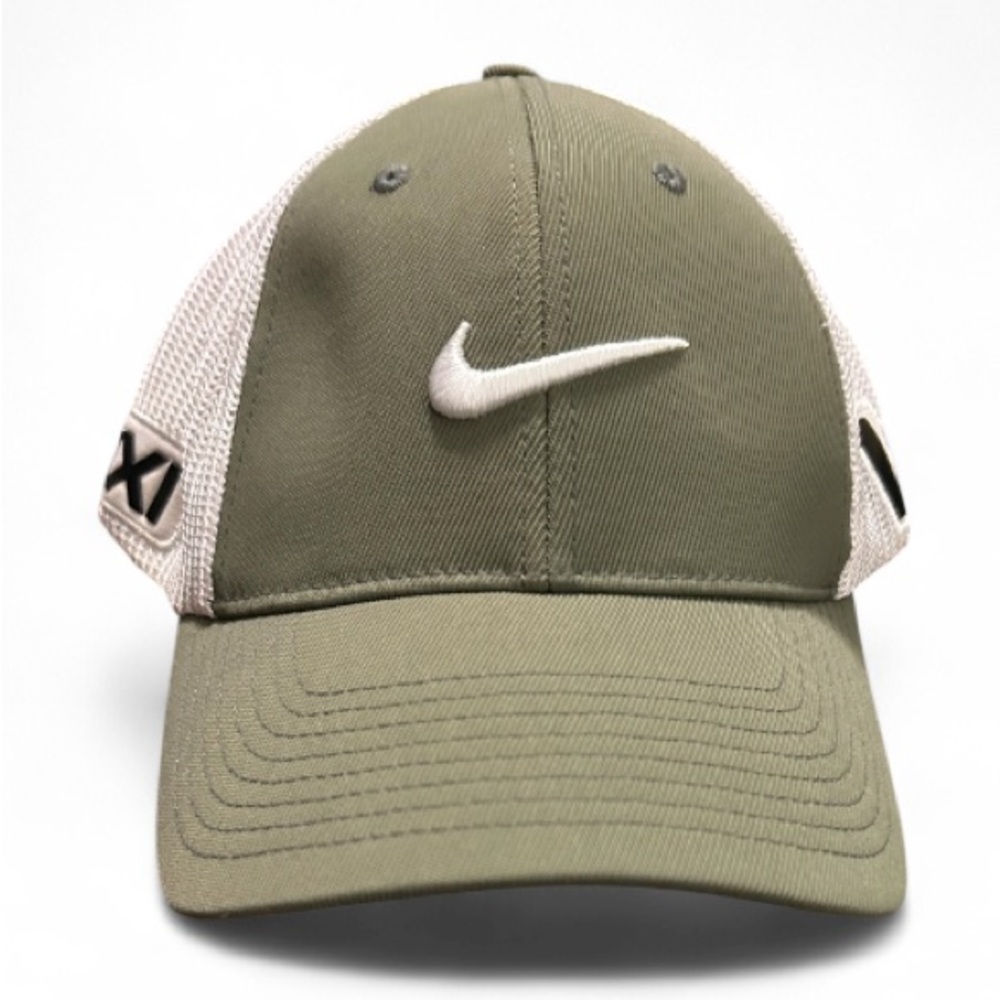 Men’s Green & White Nike Golf Hat - Flexifit L/XL